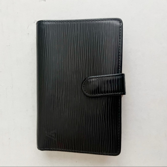 Authentic LOUIS VUITTON Black Epi French Purse Wallet Leather - Picture 2 of 13